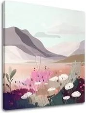 Krajinka na plátne Pastelový sen