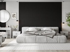 Mexen Lam-F, akustické stenové lamely 275 × 31,5 cm, filc 6 mm, čierna lesklá, S105-275317-2812-055