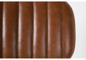 Koňakovohnedá jedálenská stolička Jake Worn – White Label