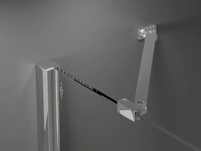 Mexen Velar Duo, posuvné sprchové dvere do otvoru 180 cm, 8mm šedé sklo, chrómová, 871-180-000-42-01