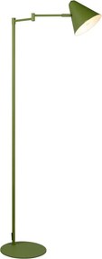 Zelená stojacia lampa s ohýbateľnou konštrukciou (výška 126,5 cm) Cosima – Trio
