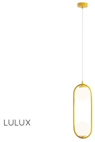 RIVA 2 MUSTARD | Minimalistická závesná lampa