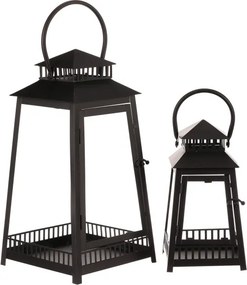 Set dvoch lampášov čierny LUC307 (2 ks)