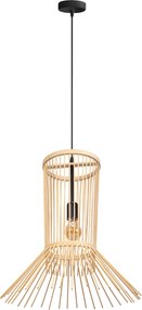 Toolight Toolight, stropné svietidlo 1xE27 APP1457-1CP, prírodná hnedá-čierna, OSW-00931