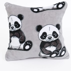 Obliečka na vankúšik mikroplyš Exclusive 40 × 40 cm - Panda