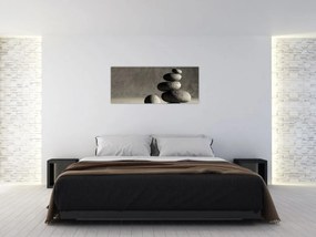 Obraz - Šedé kamene (120x50 cm)