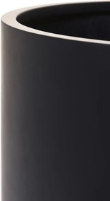 Kvetináč CHICO, sklolaminát, priemer 45 cm, antracit