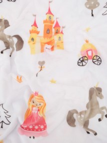 Obliečky mikroplyš do postieľky Exclusive – Kúzelné kráľovstvo