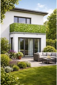 Zelená plastová balkónová zástena 500x85 cm Wilder Wein – Maximex