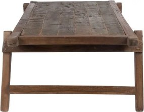 Konferenčný stolík Army z recyklovaného dreva - 175*85*42 cm