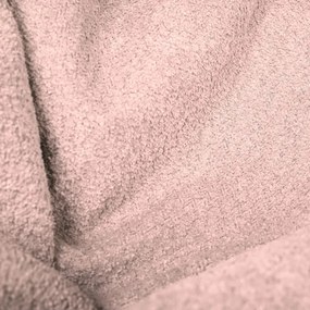 Sedací vak SAKO pudrovo ružový bouclé