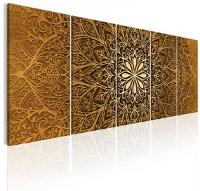 Artgeist Obraz - Paper Mandala Veľkosť: 200x80, Verzia: Na talianskom plátne