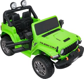 Ramiz Jeep Wrangler Rubicon LIFT elektrické autíčko pre deti zelené