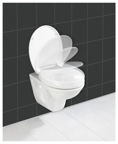 Biele WC sedadlo Wenko Secura Comfort