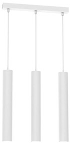Luster na lanku HUDSON 3xGU10/8W/230V biela