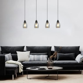 Rabalux 72184 - Luster na lanku ILMARI 4xE27/15W/230V