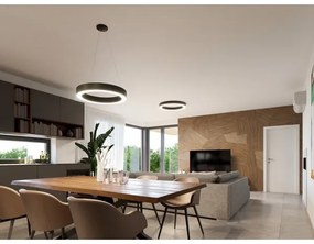 LED2 - LED Stmievateľný luster na lanku SATURN LED/50W/230V 3000K/4000K biela