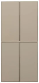 Krémová modulárna skriňa z borovicového dreva 100x220 cm Daily – vtwonen