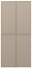 Krémová modulárna skriňa z borovicového dreva 100x220 cm Daily – vtwonen