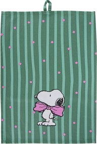 PEANUTS Utierka Snoopy s motýlikom - zelená