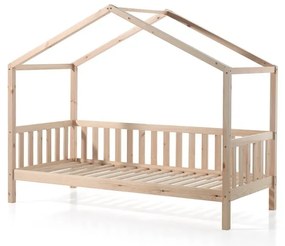 Domčeková detská posteľ z borovicového dreva Vipack Dallas, 90 x 200 cm