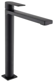 Vysoká umývadlová batéria SAT B-Way bez výpuste čierna matná SATBSBW285, 1 ks