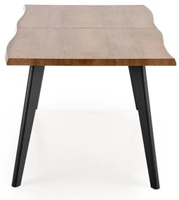 Rozkladací jedálenský stôl BRYNE v dekore dub 120(180)x80
