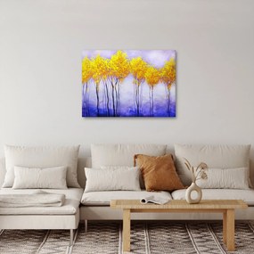 Obraz žltých stromov (70x50 cm)