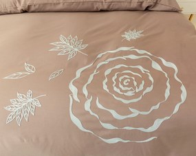 Obliečky z mikrovlákna EMBROSA svetlohnedé Rozmer obliečky: 70 x 80 cm | 140 x 200 cm