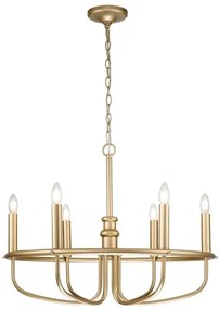 Kichler KL-CAPITOL-HILL6-PNBR - Luster na reťazi CAPITOL HILL 6xE14/40W/230V