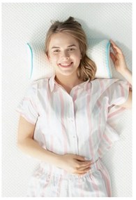 Ergonomický vankúš s výplňou z pamäťovej peny 18x42 cm – Mila Home
