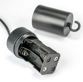 Nexos 67069 Vianočná dekorácia - hviezda s časovačom 1 LED, 55 cm, biela