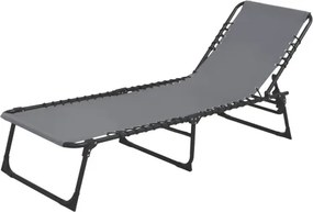 Zahradné ležadlo Bielfeld, šedé%