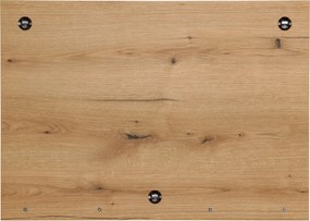Comad Závesné zrkadlo bez osvetlenia Nova Oak 80x57 cm