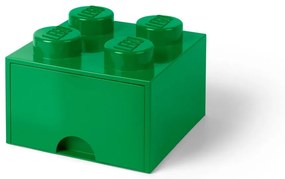 Zelený úložný box so zásuvkou LEGO®