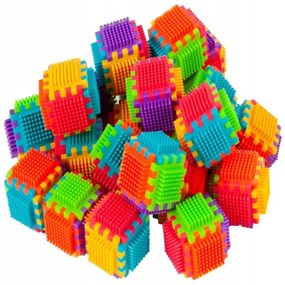 Bloky Ježci stavebné doštičky 140 prvkov v kartóne