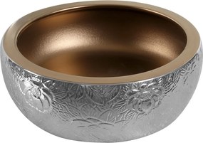 Novoterm Keramické umývadlo na dosku NV-KR-124 chróm/bronz