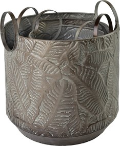 Sada 3 ks květináčů MARINA IX hnědá