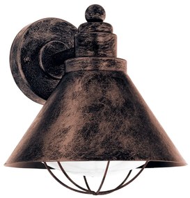 EGLO Vonkajšia nástenná industriálna lampa BARROSELA