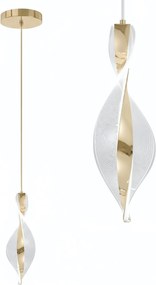 Toolight Toolight, LED závesné svietidlo, 5W, 4000K, 4500lm, G120-CP, zlatá, OSW-02600