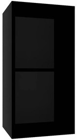 Závesná skrinka Izumi-15-BL čierna mat