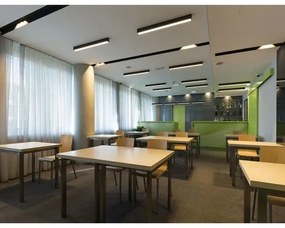 LED2 - LED Stropné prisadené svietidlo LINO LED/30W/230V 3000/3500/4000K čierna