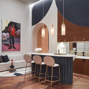 Maytoni MOD302PL-01W - Luster na lanku ANTIC 1xE14/40W/230V zlatá/biela