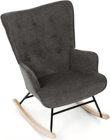 Hojdacie kreslo sivé AK-373 GREY2
