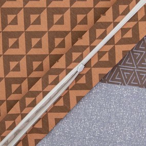 SATÉNOVÉ OBLIEČKY MIA EXCLUSIVE 200X220 CM, 2KS 70X80 CM VZOROVANÉ