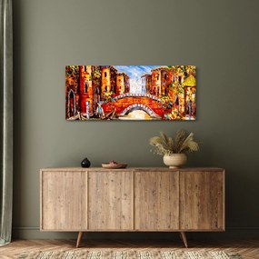 Obraz - Olejomaľba mesta III. (120x50 cm)