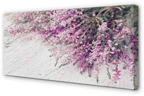 Obraz canvas kvety dosky 140x70 cm