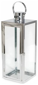 Dekoratívna lucerna 63 cm, lesklý chróm