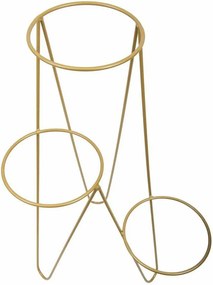 STOJAN NA KVETINÁČ TRIPOD 95X45X24 CM ZLATÁ