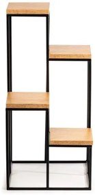 Stojan na kvety KASKADA 70x34 čierna/hnedá